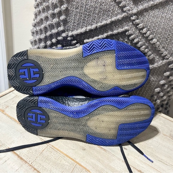 Adidas James Harden Vol. 3 Black Active Blue Tiger-Size: 10.5 - Picture 6 of 6